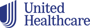UnitedHealthcare logo featuring a stylized blue emblem on the left and the words “United Healthcare” in blue text on the right.